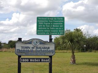 Eschenberg Park Sign