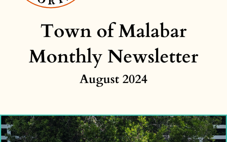 Town of Malabar Monthly Newsletter
